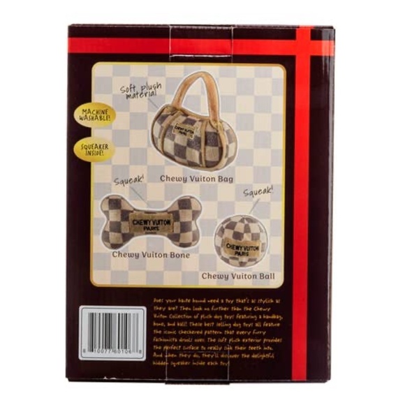 (NWT) Limited Edition Checker Chewy Vuiton Box Set - Picture 3 of 4